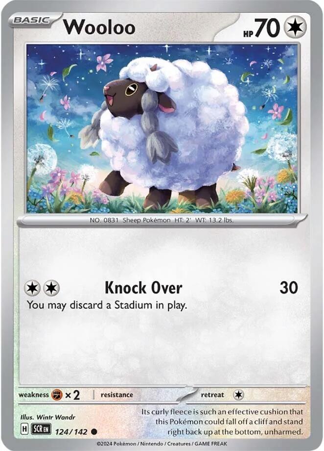 Wooloo (124/142) [Scarlet & Violet: Stellar Crown] | Chromatic Games