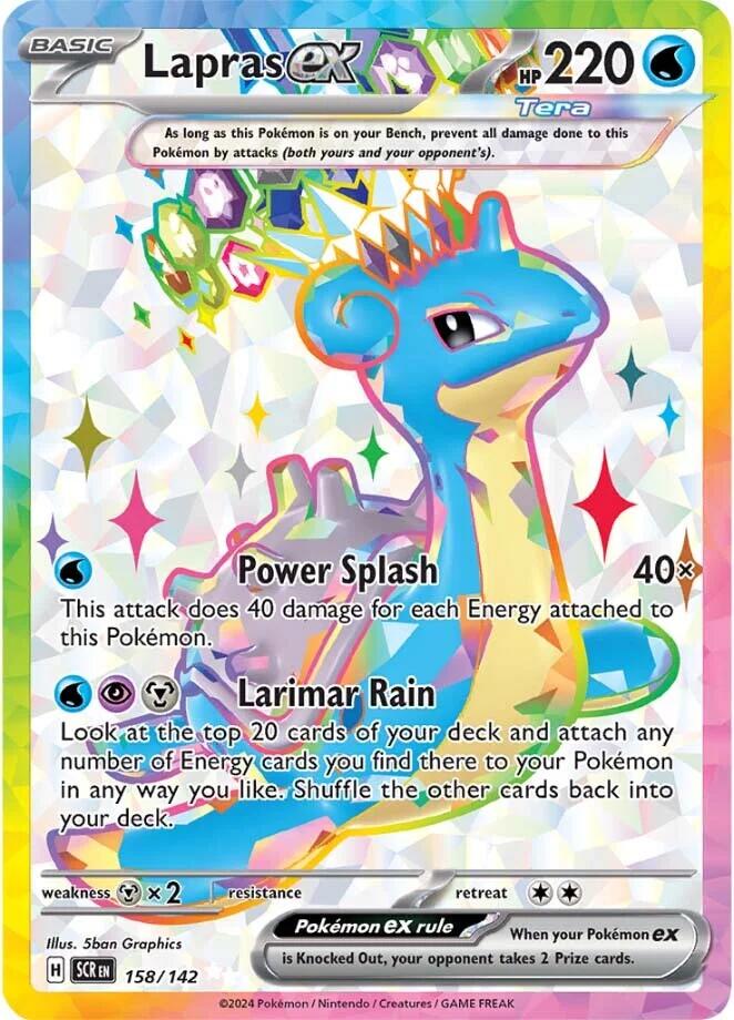 Lapras ex (158/142) [Scarlet & Violet: Stellar Crown] | Chromatic Games