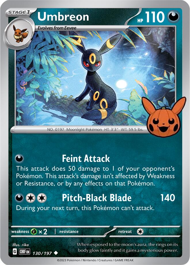 Umbreon (130/197) [Trick or Trade 2024] | Chromatic Games