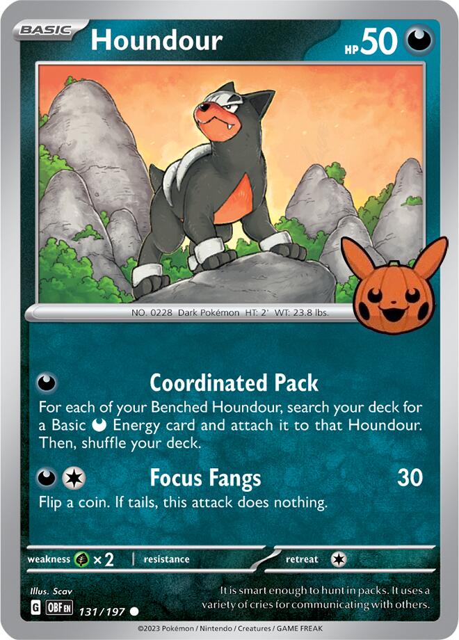 Houndour (131/197) [Trick or Trade 2024] | Chromatic Games