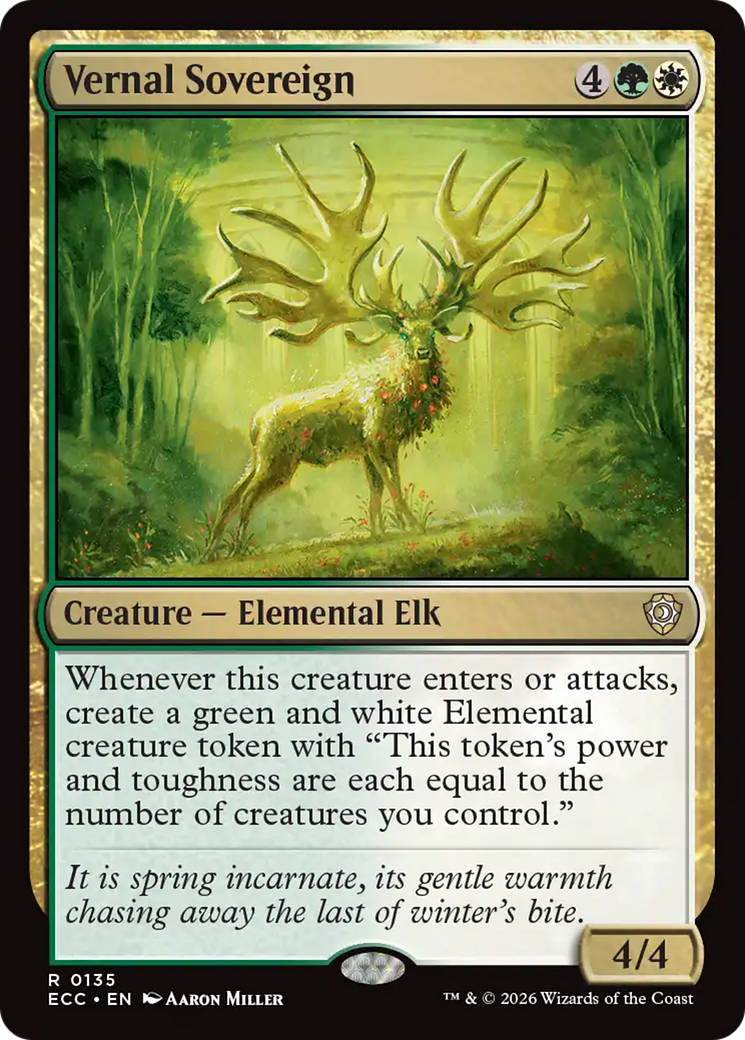 Vernal Sovereign [Lorwyn Eclipsed Commander] | Chromatic Games
