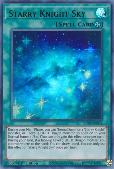 Starry Knight Sky [GFTP-EN032] Ultra Rare | Chromatic Games