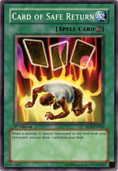 Card of Safe Return [SD2-EN018] Common | Chromatic Games