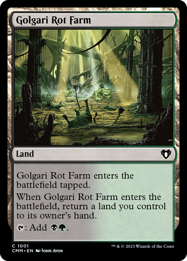 Golgari Rot Farm [Commander Masters] | Chromatic Games