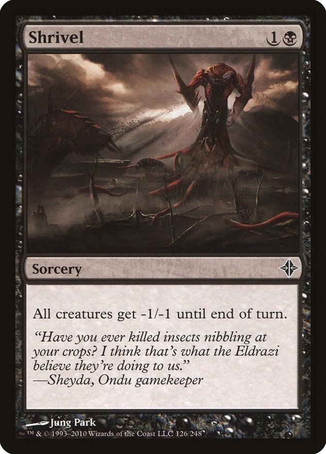 Shrivel 126/248 (Rise of the Eldrazi)  | Chromatic Games