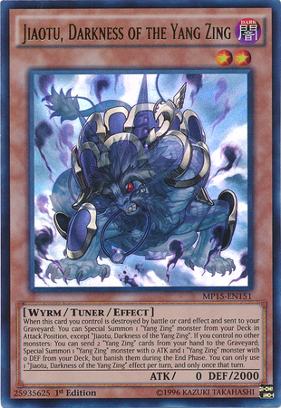 Jiaotu, Darkness of the Yang Zing [MP15-EN151] Ultra Rare | Chromatic Games