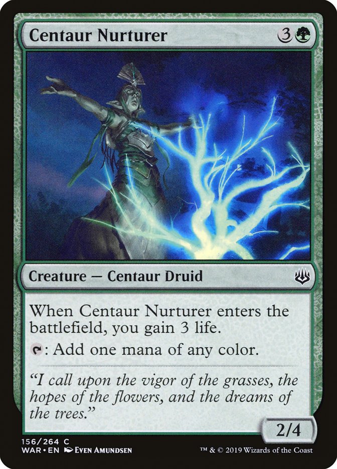 Centaur Nurturer 156/264 (War of the Spark)  | Chromatic Games