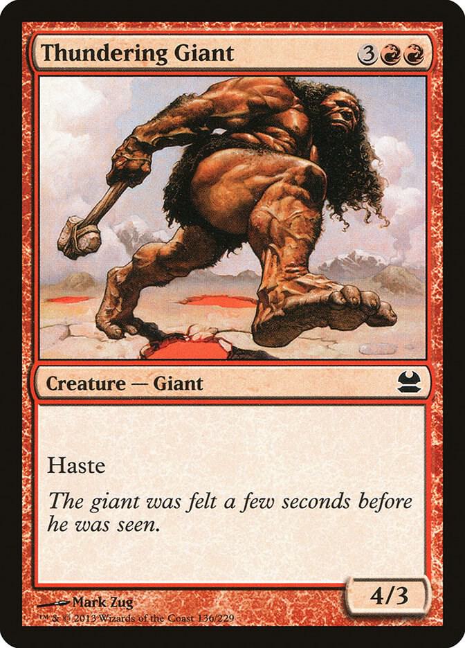 Thundering Giant 136/229 (Modern Masters)  | Chromatic Games