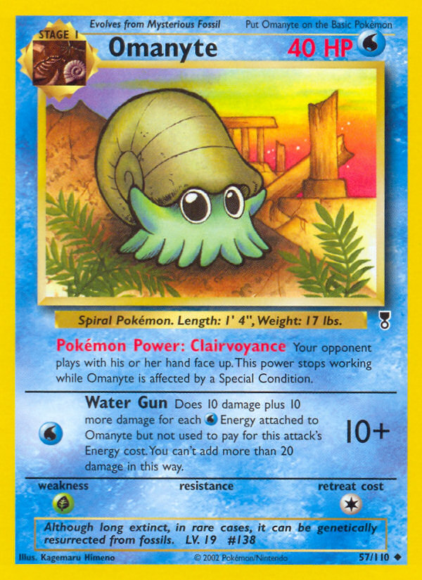 Omanyte (57/110) [Legendary Collection] | Chromatic Games