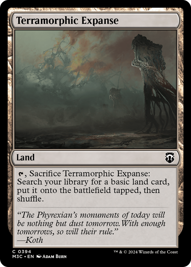 Terramorphic Expanse (Ripple Foil) [Modern Horizons 3 Commander] | Chromatic Games