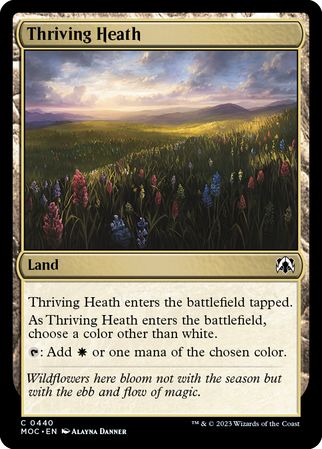 Thriving Heath [March of the Machine Commander] | Chromatic Games