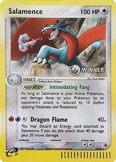 Salamence (19/97) (Winner) [League & Championship Cards] | Chromatic Games