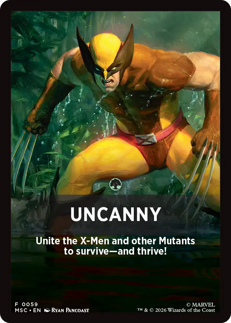 Uncanny Theme Card [Marvel Super Heroes Commander] | Chromatic Games