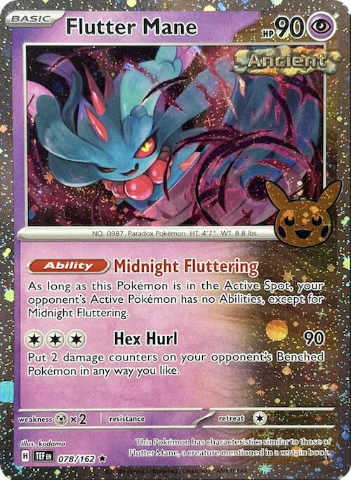 Flutter Mane (078/162) (Cosmos Holo) [Trick or Trade 2024] | Chromatic Games