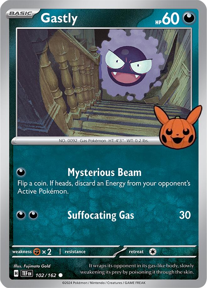 Gastly (102/162) [Trick or Trade 2024] | Chromatic Games