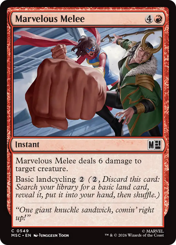 Marvelous Melee [Marvel Super Heroes Commander] | Chromatic Games