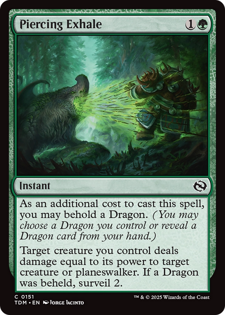 Piercing Exhale [Tarkir: Dragonstorm] | Chromatic Games