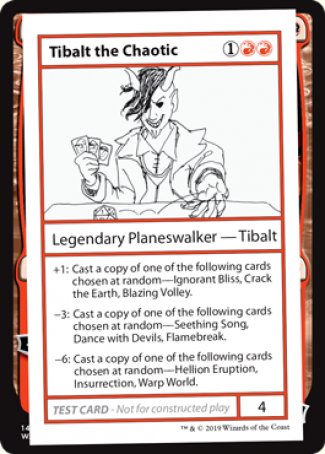 Tibalt the Chaotic (2021 Edition) [Mystery Booster Playtest Cards] | Chromatic Games