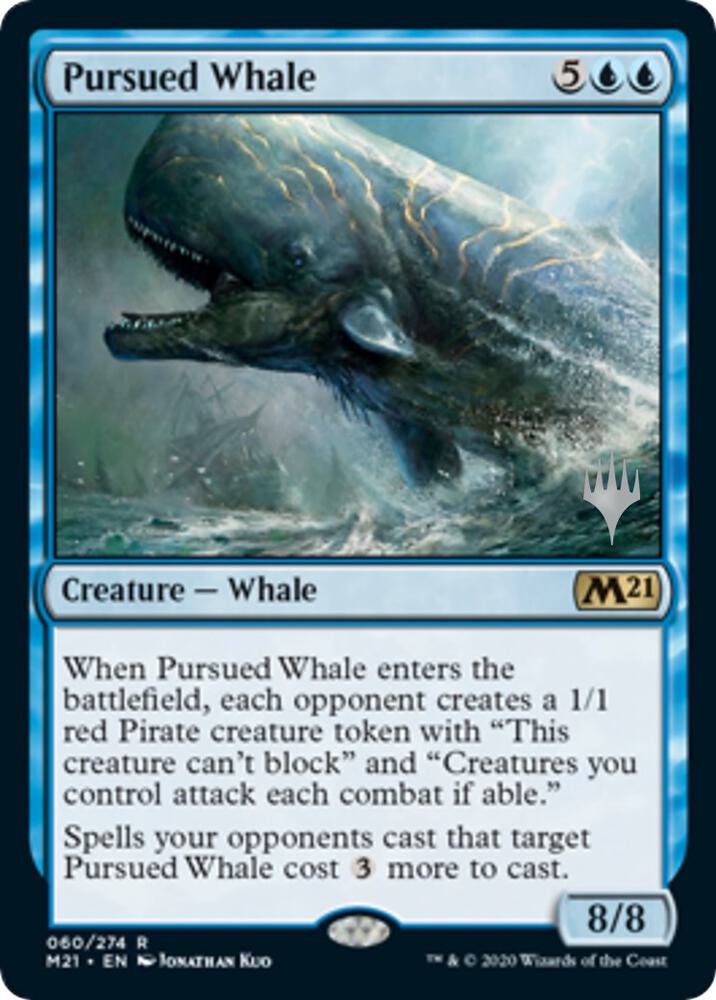 Pursued Whale 60 (Promo Pack: Core Set 2021)  | Chromatic Games