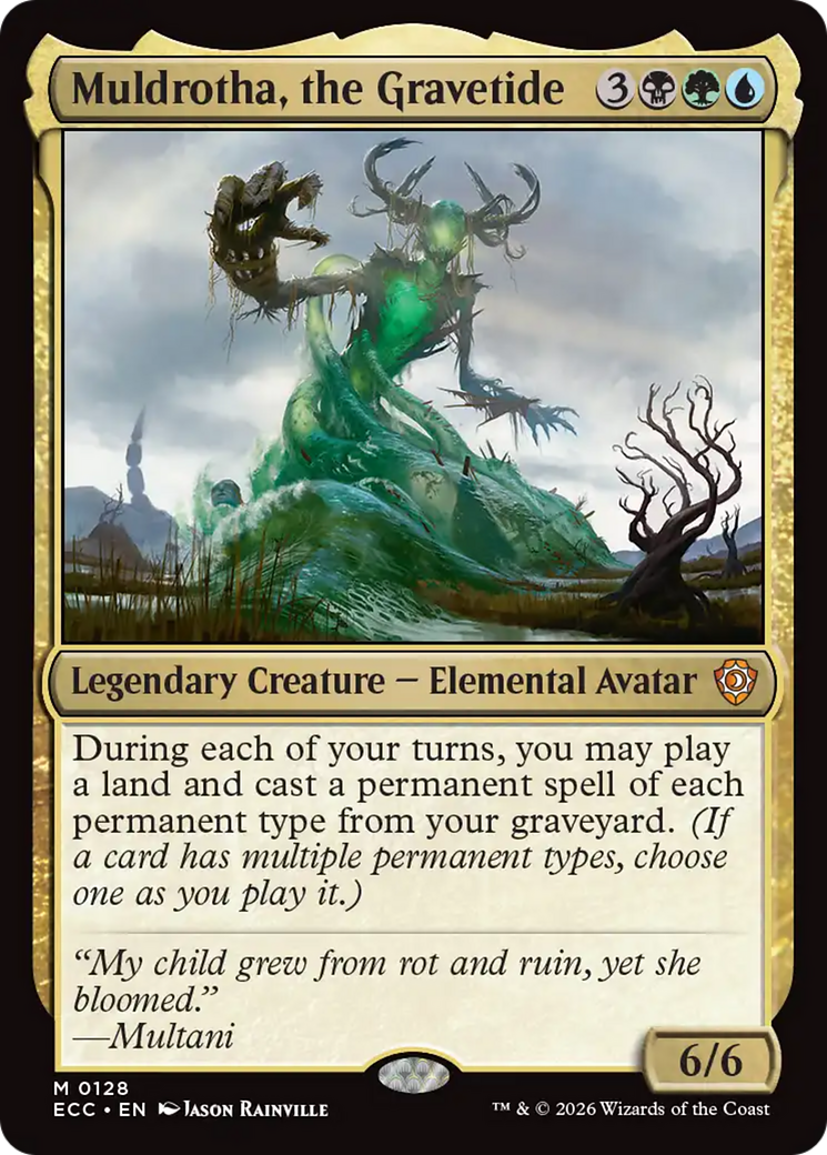 Muldrotha, the Gravetide [Lorwyn Eclipsed Commander] | Chromatic Games