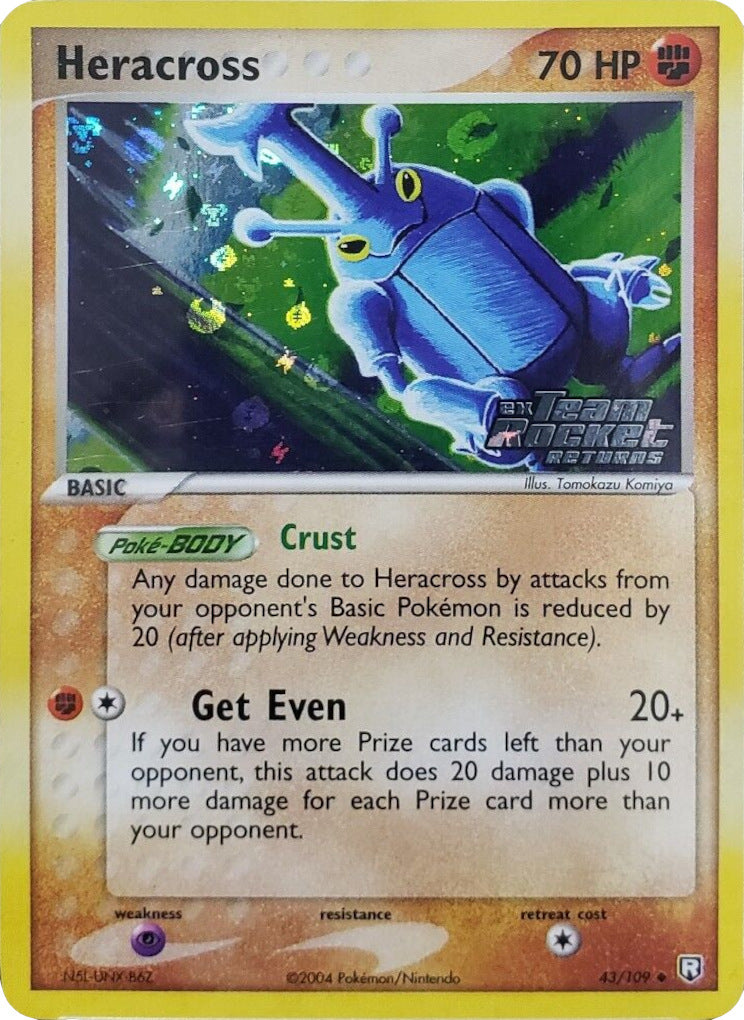 Heracross (43/109) (Stamped) [EX: Team Rocket Returns] | Chromatic Games