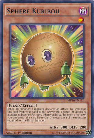 Sphere Kuriboh [MP16-EN121] Rare | Chromatic Games