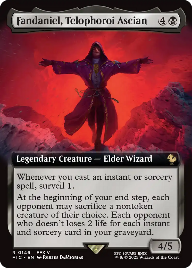 Fandaniel, Telophoroi Ascian (Extended Art) [FINAL FANTASY Commander] | Chromatic Games