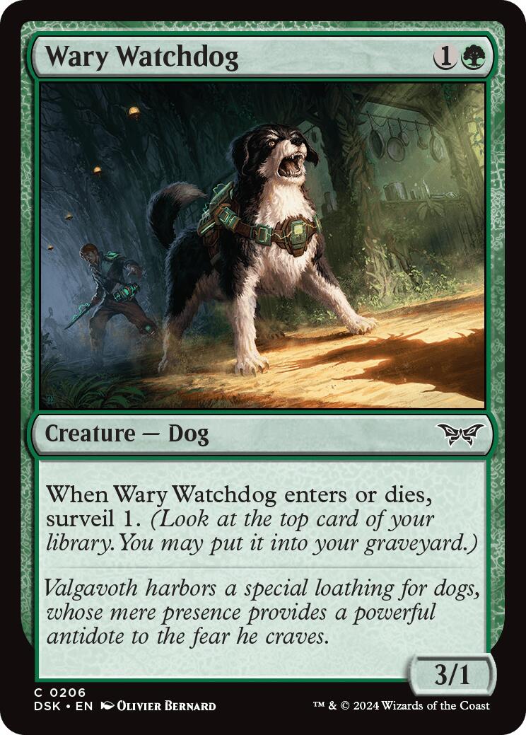 Wary Watchdog [Duskmourn: House of Horror] | Chromatic Games