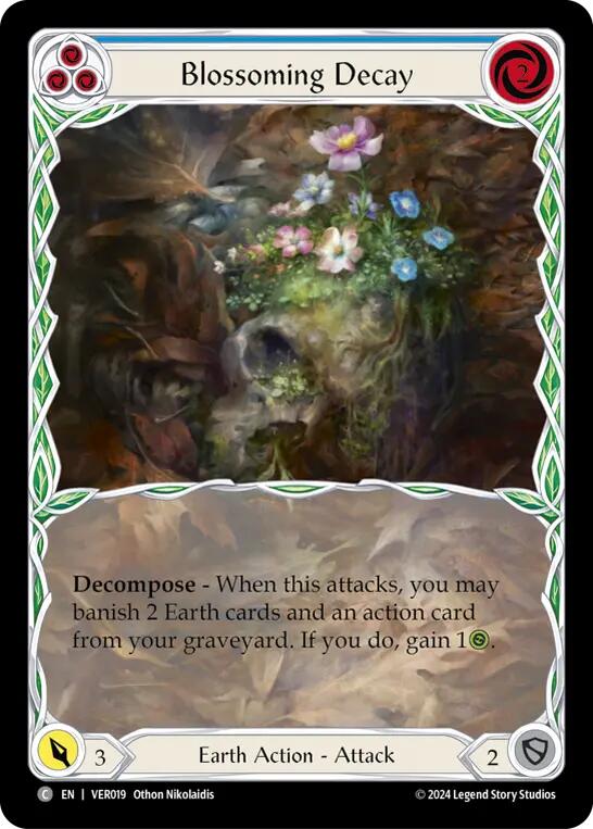 Blossoming Decay (Blue) [VER019] (Rosetta Verdance Blitz Deck) | Chromatic Games