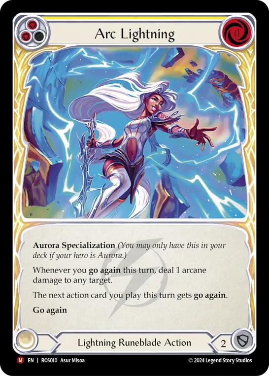 Arc Lightning [ROS010] (Rosetta)  Rainbow Foil | Chromatic Games