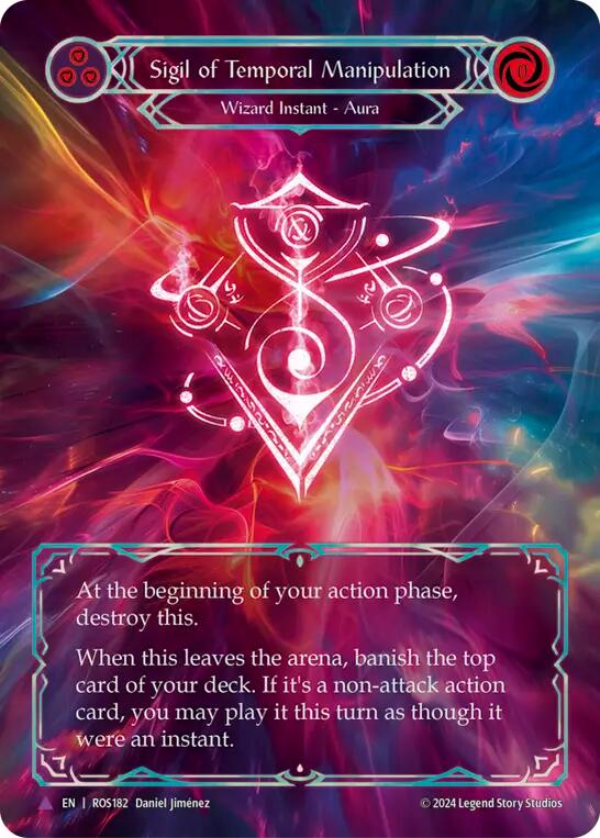 Sigil of Temporal Manipulation (Marvel) [ROS182] (Rosetta)  Cold Foil | Chromatic Games