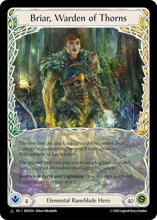 Briar, Warden of Thorns (Marvel) [ROS254] (Rosetta)  Cold Foil | Chromatic Games