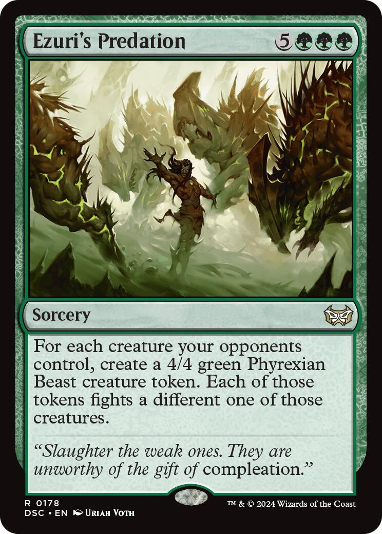 Ezuri's Predation [Duskmourn: House of Horror Commander] | Chromatic Games