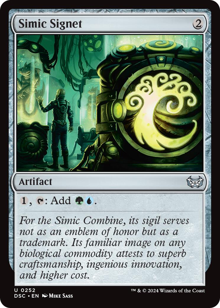 Simic Signet [Duskmourn: House of Horror Commander] | Chromatic Games