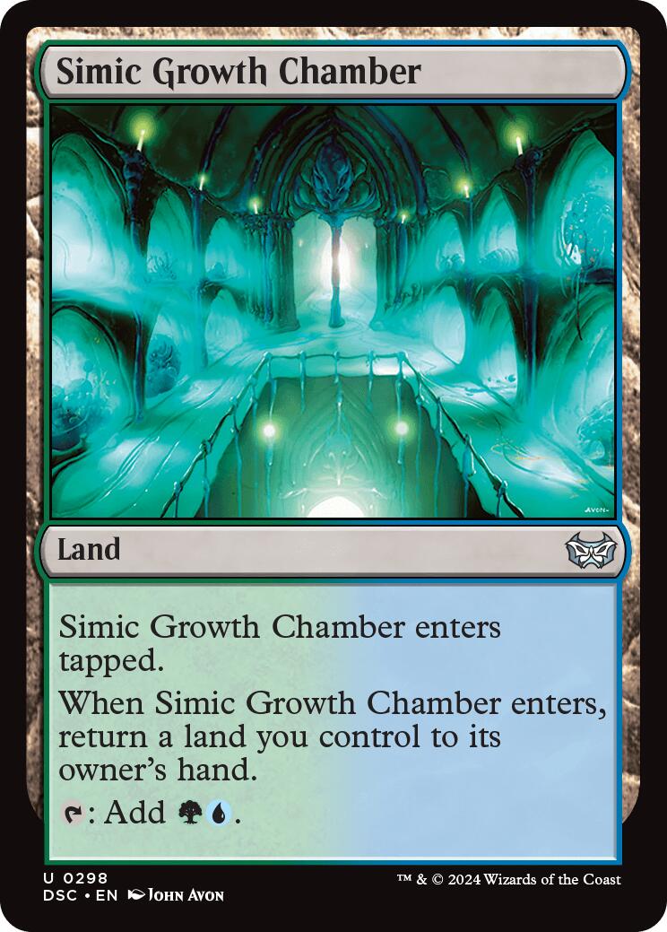 Simic Growth Chamber [Duskmourn: House of Horror Commander] | Chromatic Games