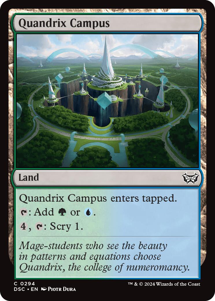 Quandrix Campus [Duskmourn: House of Horror Commander] | Chromatic Games