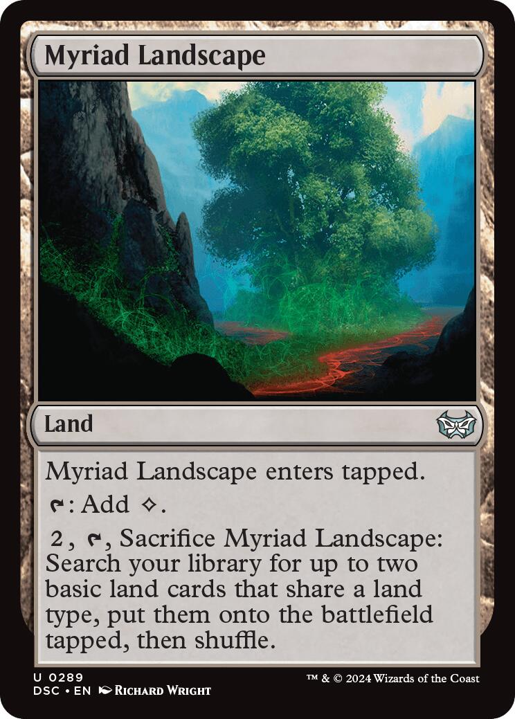 Myriad Landscape [Duskmourn: House of Horror Commander] | Chromatic Games