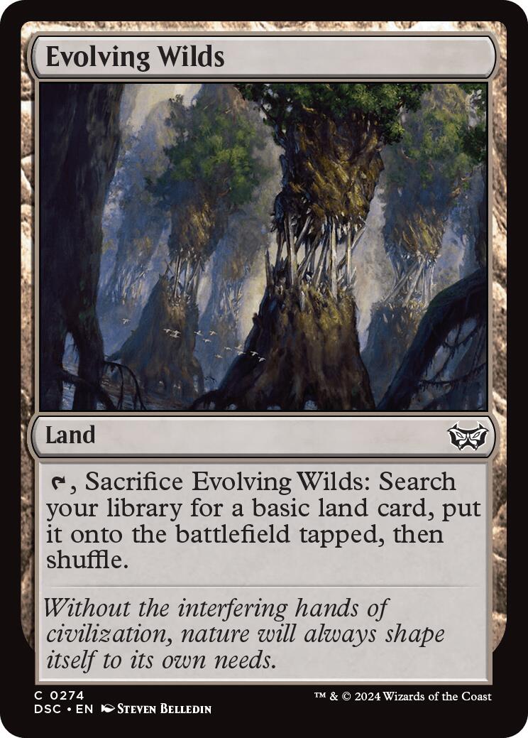 Evolving Wilds [Duskmourn: House of Horror Commander] | Chromatic Games