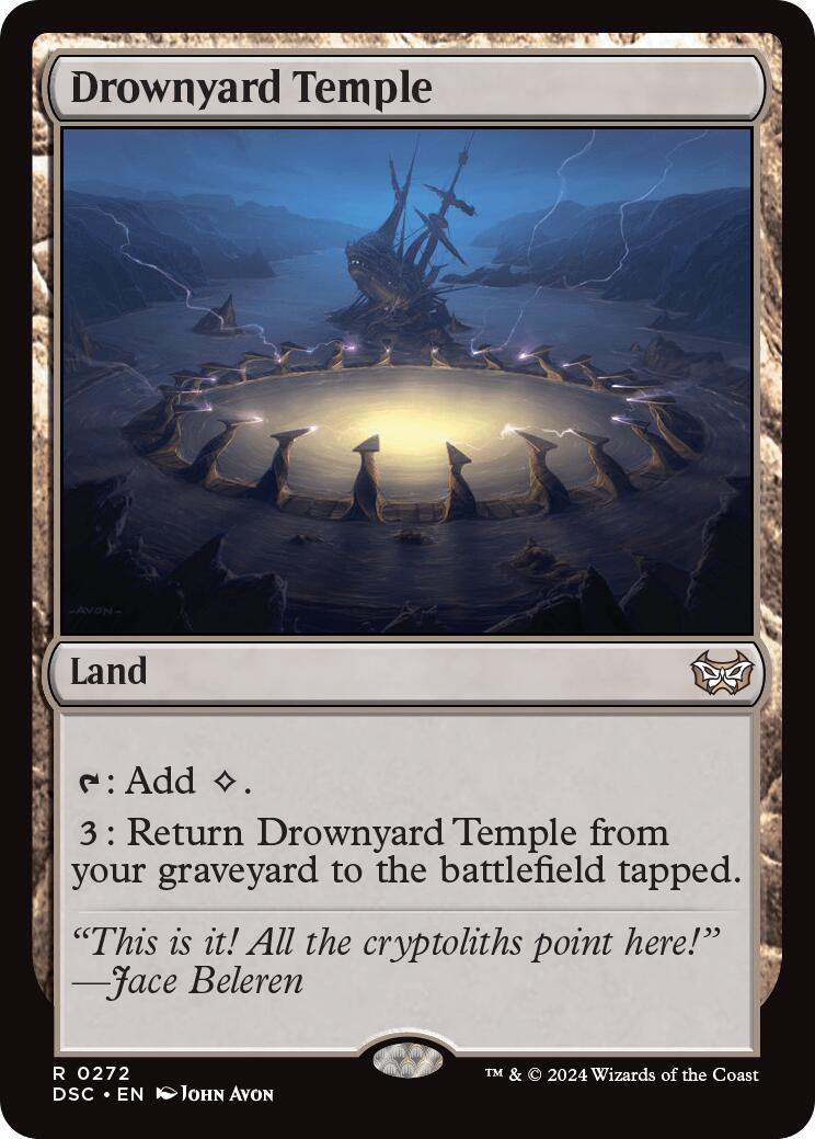 Drownyard Temple [Duskmourn: House of Horror Commander] | Chromatic Games