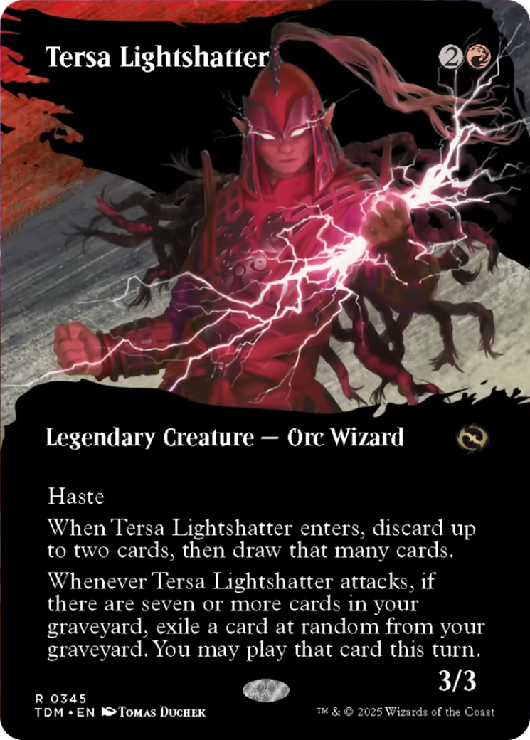 Tersa Lightshatter (Borderless) [Tarkir: Dragonstorm] | Chromatic Games
