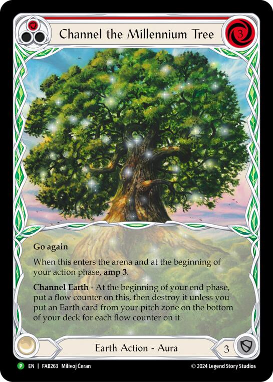 Channel the Millennium Tree [FAB263] (Promo)  Cold Foil | Chromatic Games