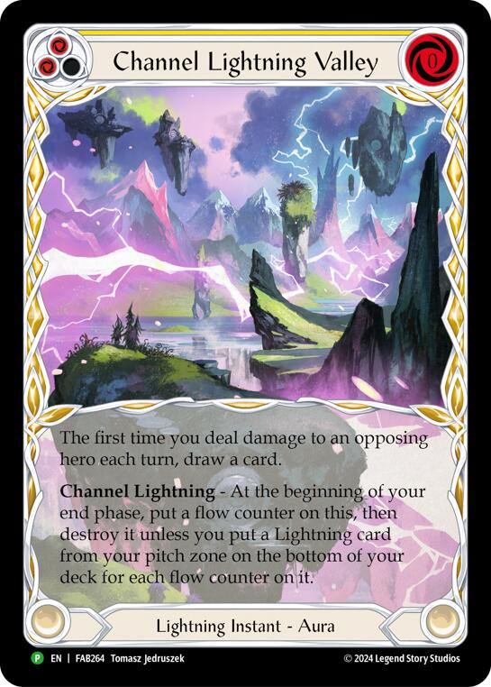 Channel Lightning Valley [FAB264] (Promo)  Cold Foil | Chromatic Games