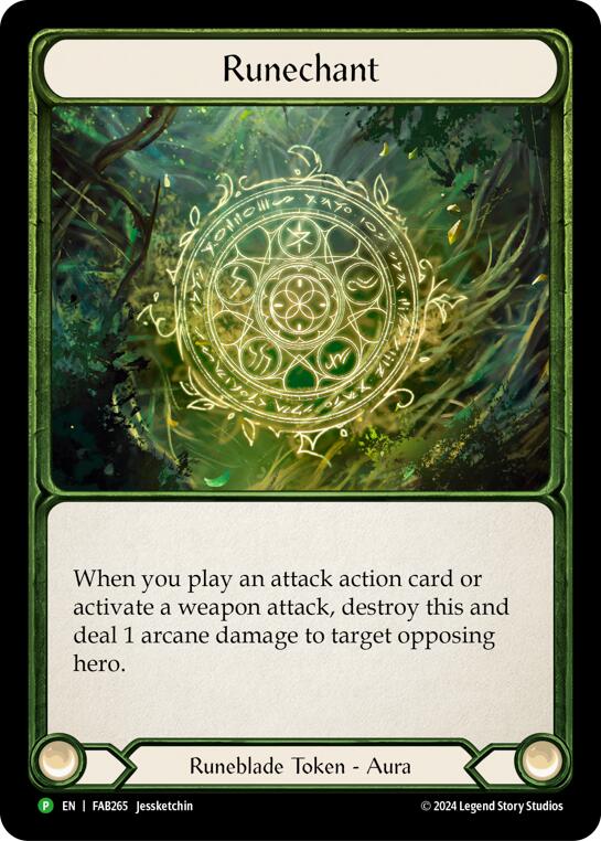 Runechant (Earth) [FAB265] (Promo)  Rainbow Foil | Chromatic Games