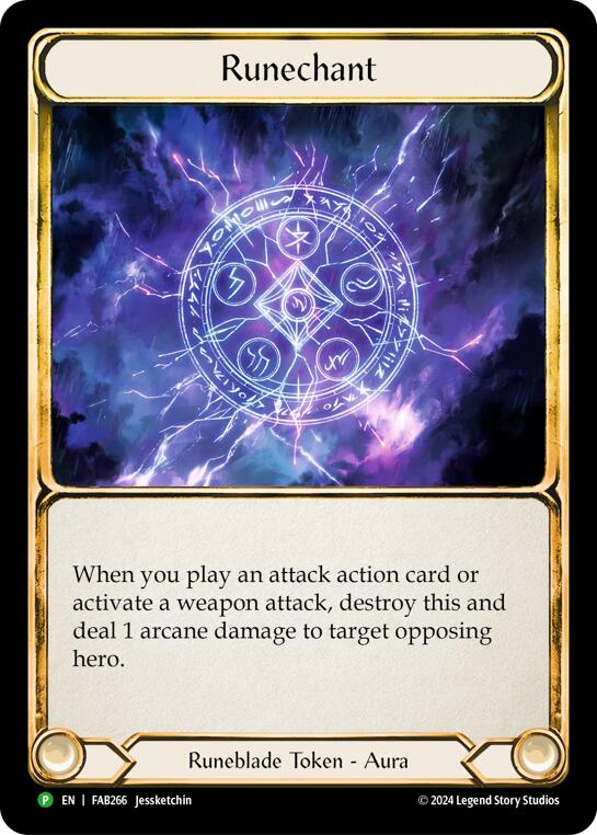 Runechant (Lightning) [FAB266] (Promo)  Rainbow Foil | Chromatic Games
