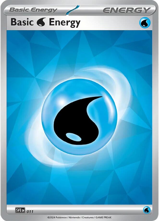 Basic Water Energy (011)(Holo) [Scarlet & Violet: Stellar Crown] | Chromatic Games