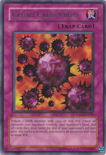 Crush Card Virus [TU01-EN006] Rare | Chromatic Games