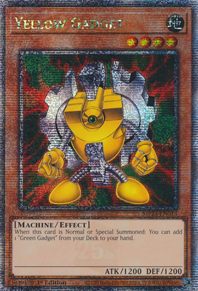 Yellow Gadget [MP24-EN013] Quarter Century Secret Rare | Chromatic Games