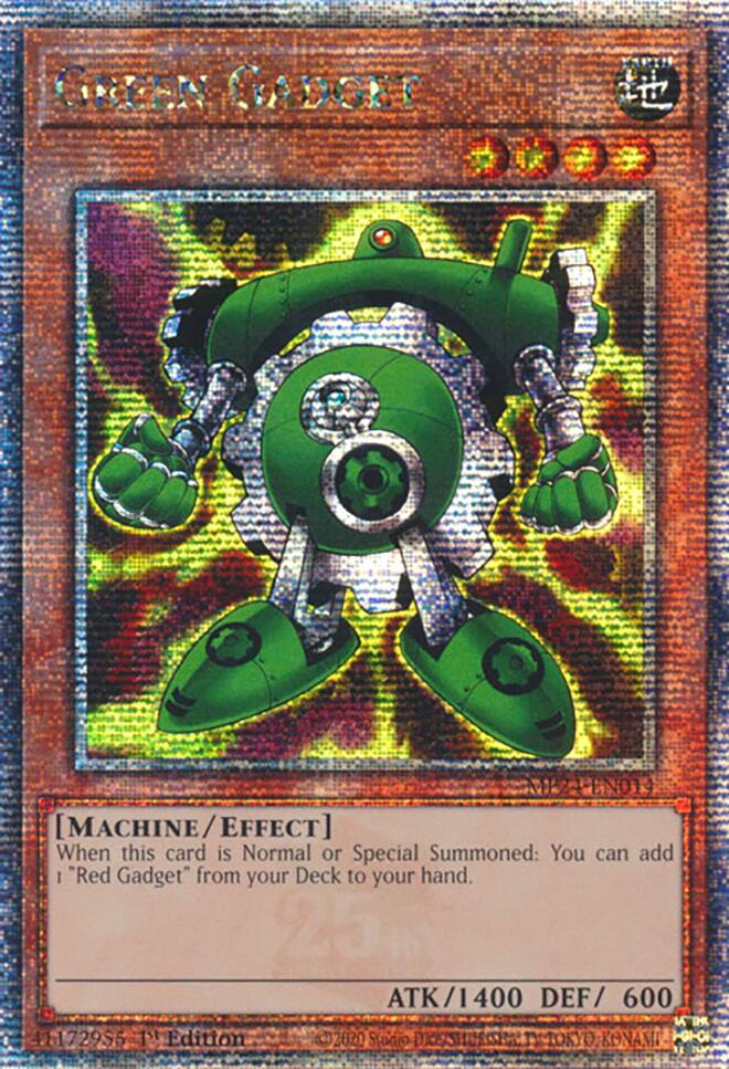 Green Gadget [MP24-EN014] Quarter Century Secret Rare | Chromatic Games