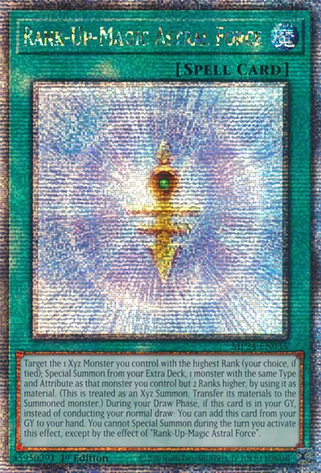 Rank-Up-Magic Astral Force [MP24-EN035] Quarter Century Secret Rare | Chromatic Games