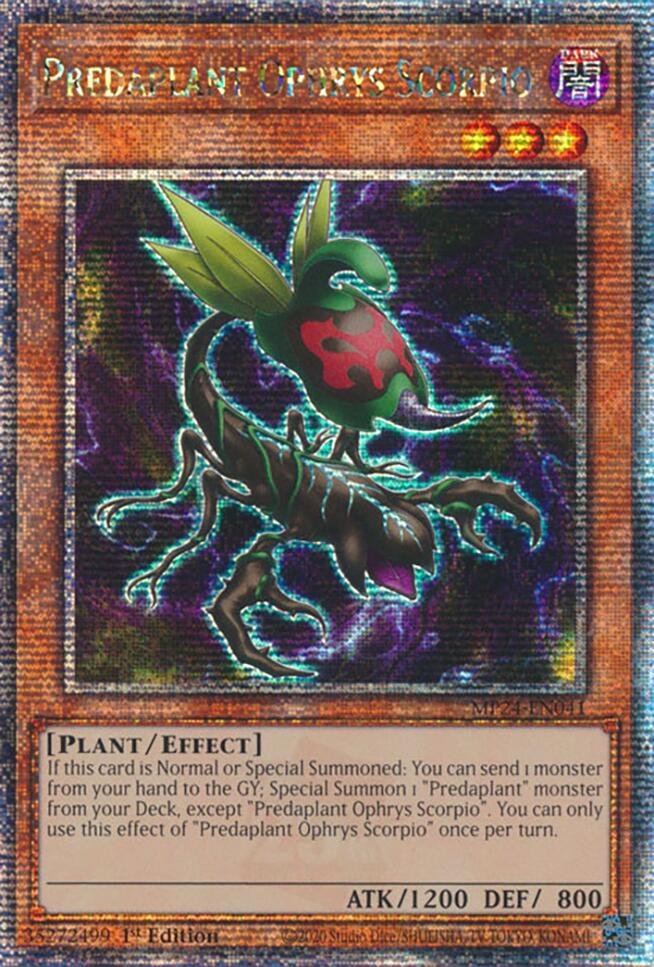 Predaplant Ophrys Scorpio [MP24-EN041] Quarter Century Secret Rare | Chromatic Games